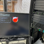 Boot screen of PAVE's FreeBSD kernel for NVRAM